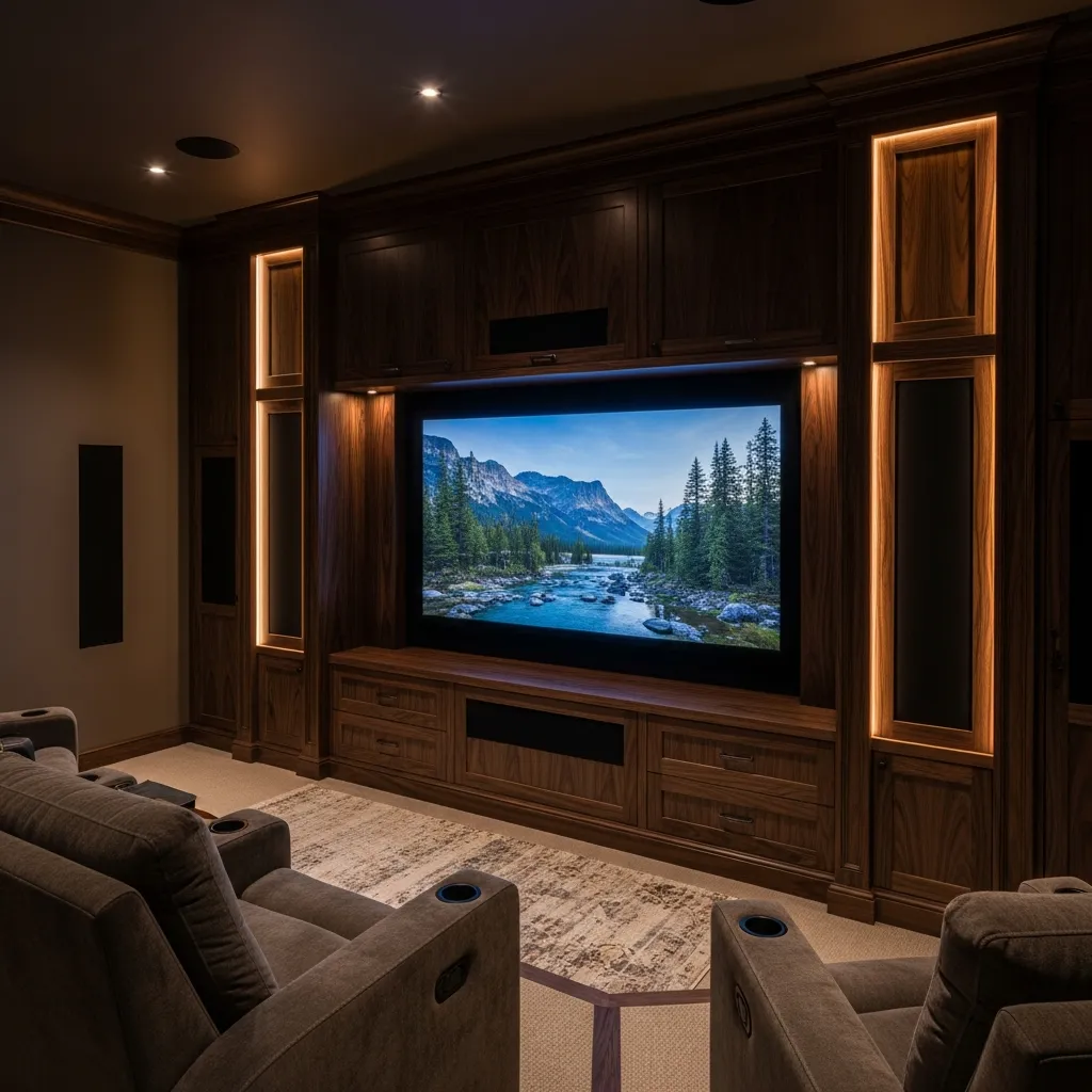 Home theater planejado